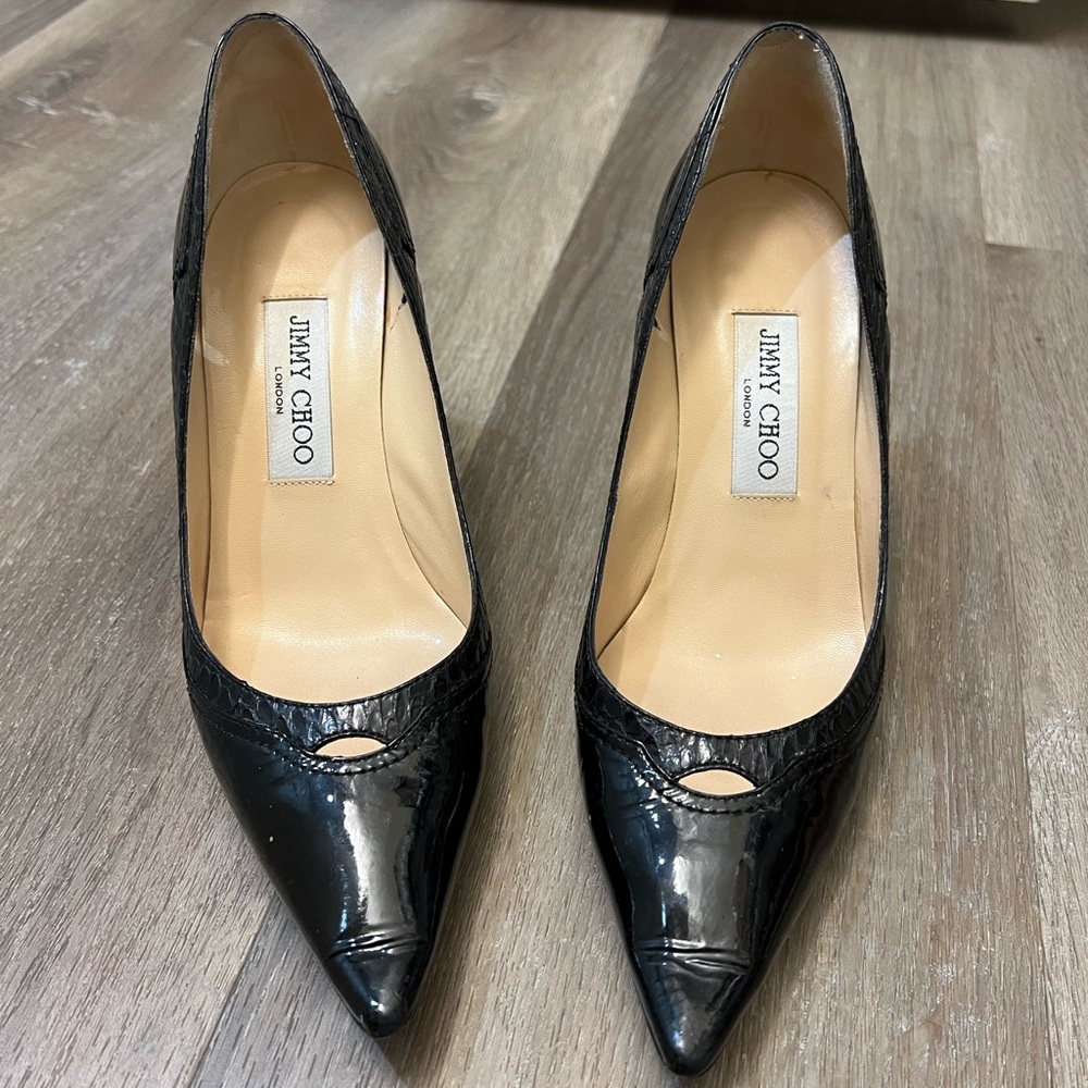 Jimmy Choo black pumps